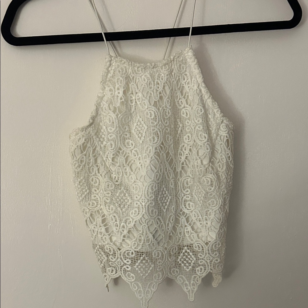 Windsor white crop top